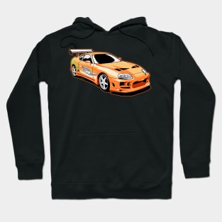 Brian's toyota supra from fast and furious Hoodie